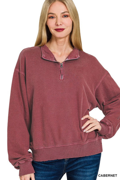 Alicia Half-Zip Pullover