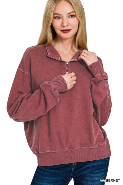 Alicia Half-Zip Pullover