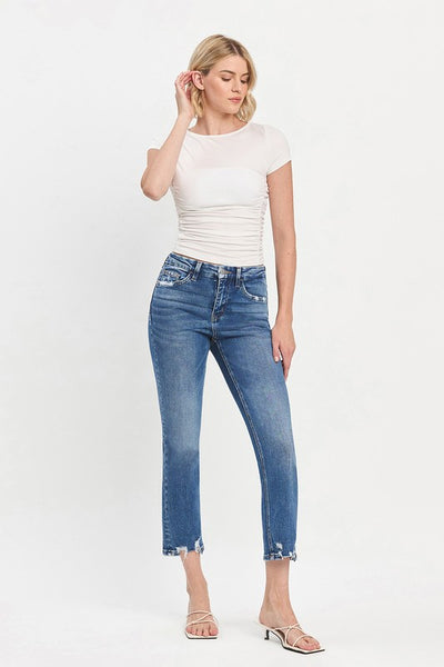 Leslie Slim Straight Ankle Jeans