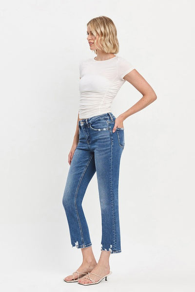 Leslie Slim Straight Ankle Jeans