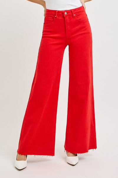 Rosa High Rise Wide Leg Palazzo Pants