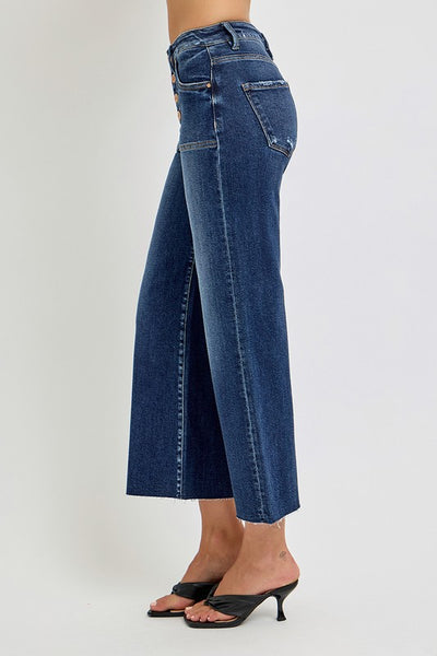 Amelia Wide Leg Cropped Jeans