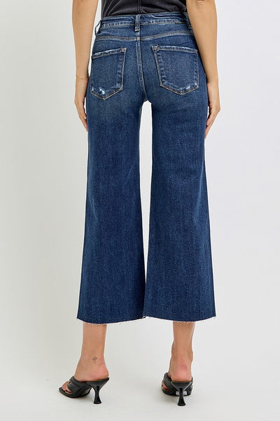 Amelia Wide Leg Cropped Jeans