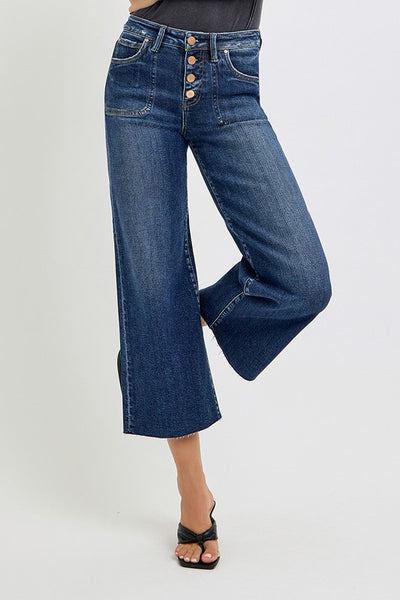 Amelia Wide Leg Cropped Jeans