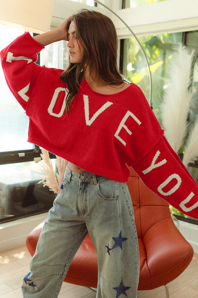 Savannah Love Cropped Knit Top