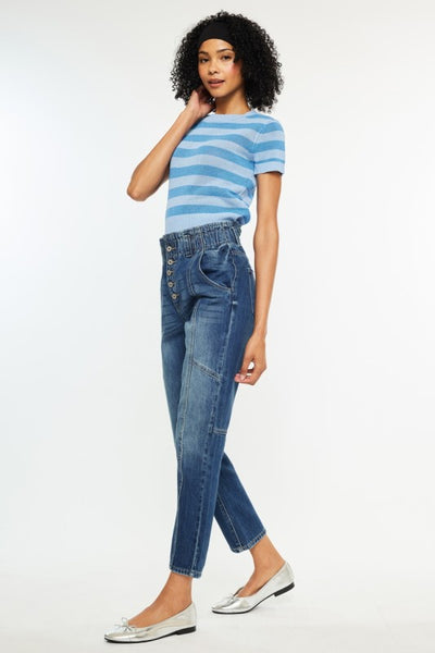 Melissa Paper Bag Mom Jeans