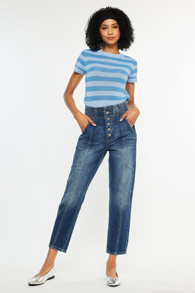 Melissa Paper Bag Mom Jeans