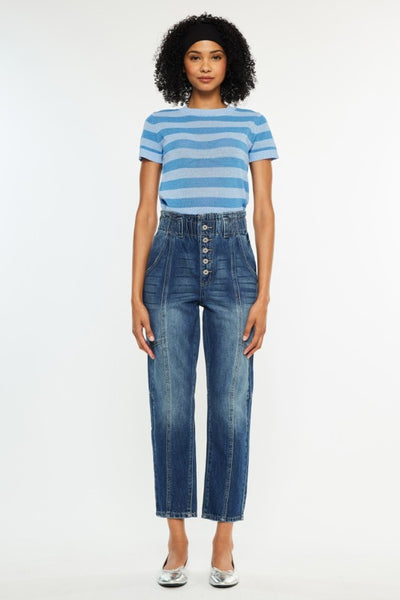 Melissa Paper Bag Mom Jeans