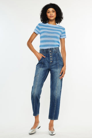 Melissa Paper Bag Mom Jeans