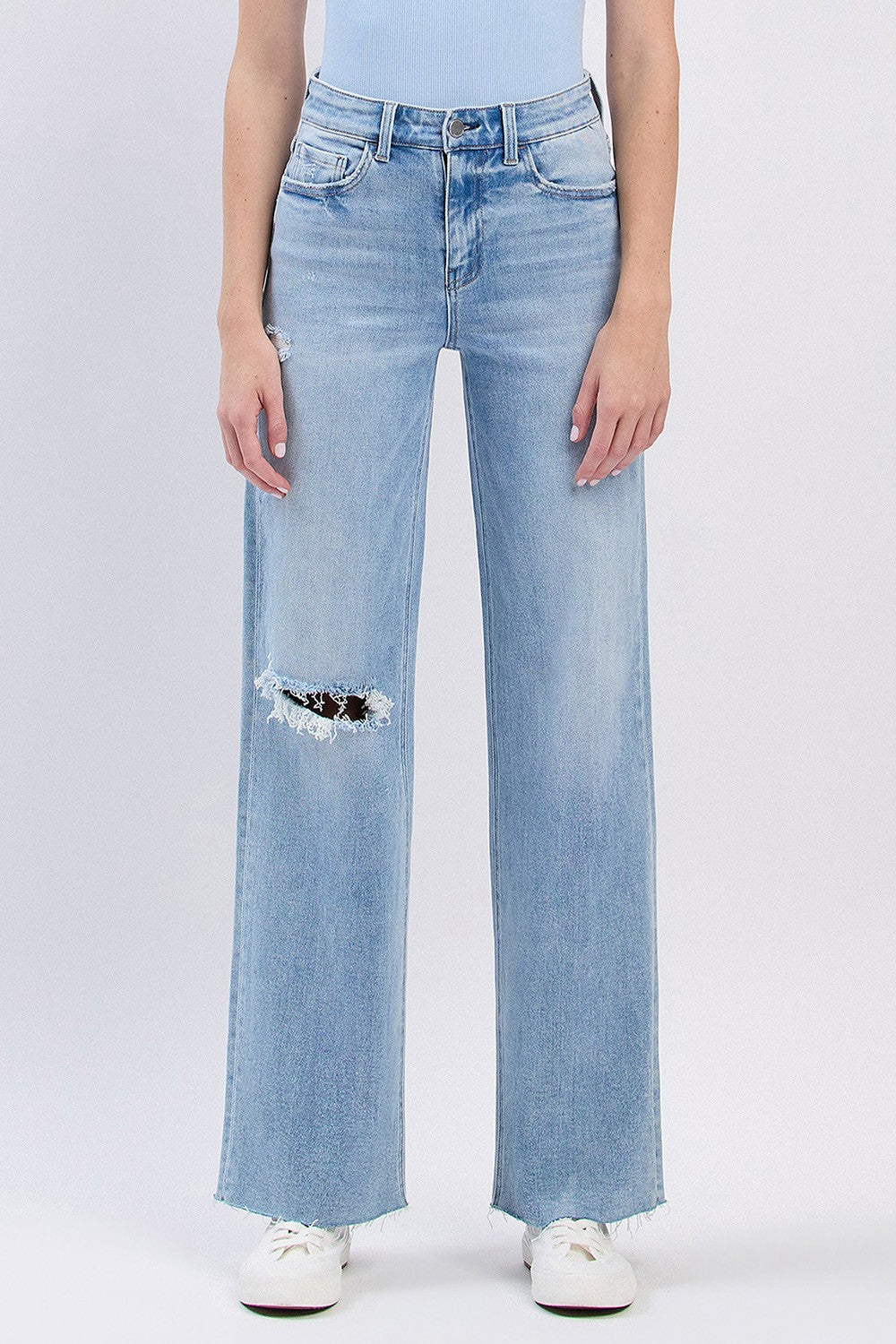 Tina High Rise Wide Leg Jeans