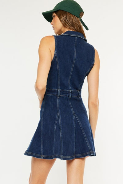 Gabby Sleeveless Denim Mini Dress