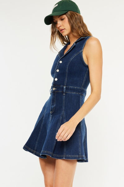Gabby Sleeveless Denim Mini Dress