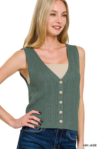 Lori Button Down Vest