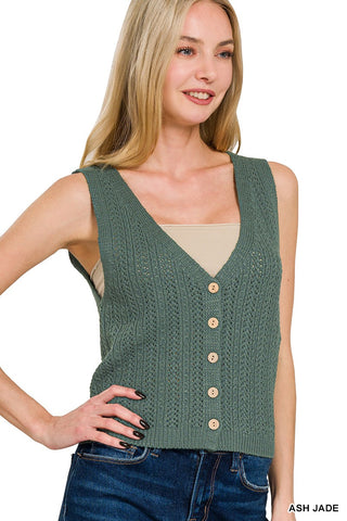 Lori Button Down Vest