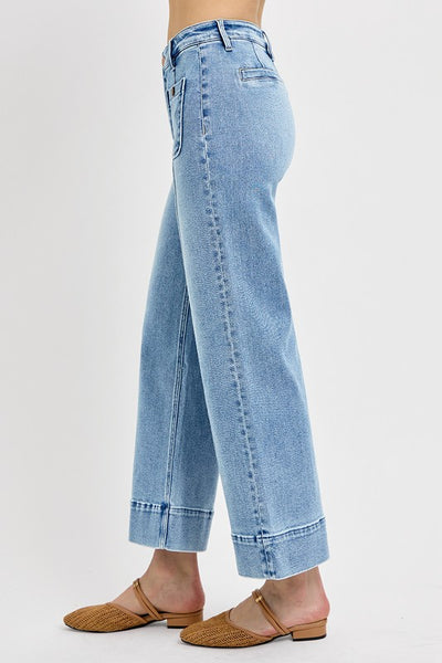 Sharon Patch Pocket Pintuck Risen Jeans