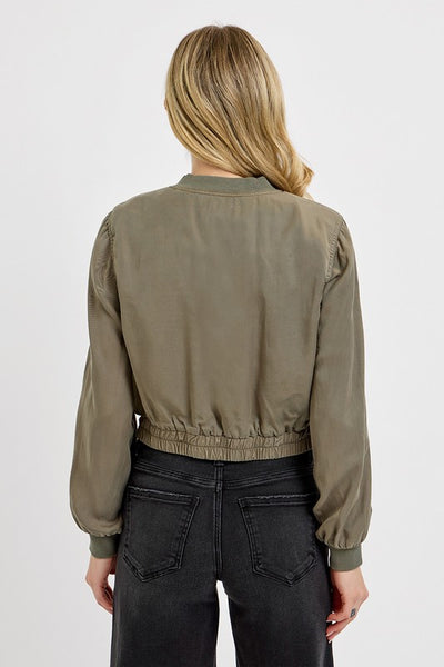 Tencel Bomber Jacket