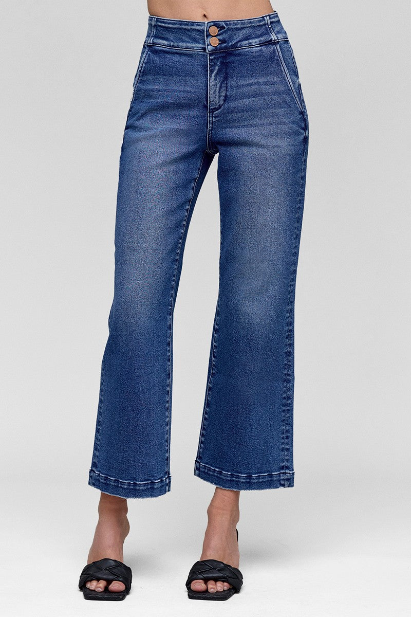 Jessica Boot Wide Waist Band Jeans