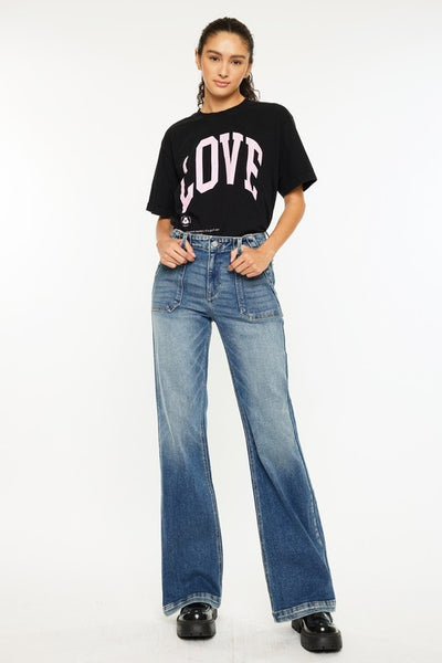Rachel Wide Leg Flare Jeans