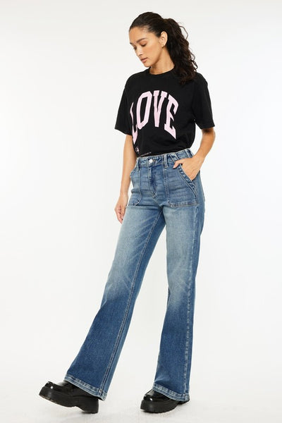 Rachel Wide Leg Flare Jeans