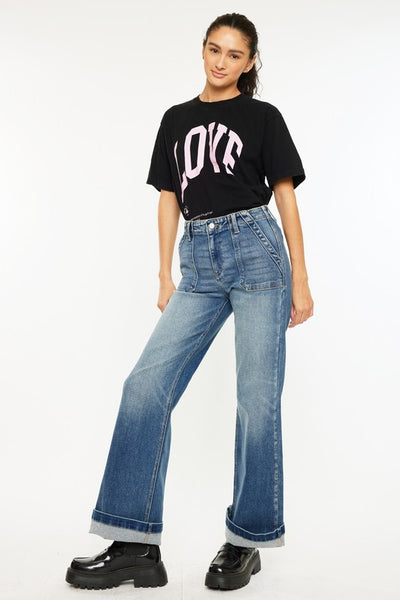 Rachel Wide Leg Flare Jeans