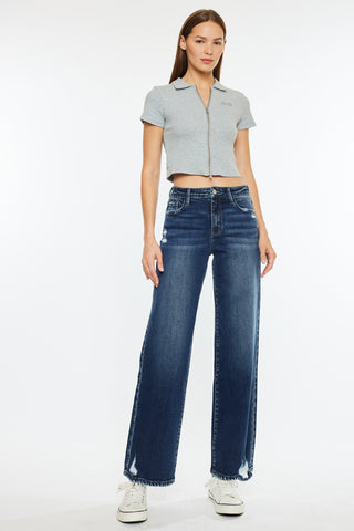 Denise High Rise Wide Leg Jeans
