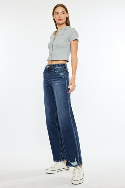 Denise High Rise Wide Leg Jeans