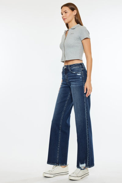 Denise High Rise Wide Leg Jeans