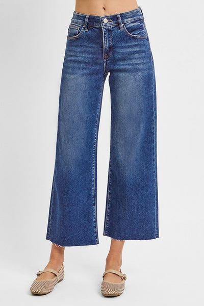Sophia Wide Leg Cropped Jeans
