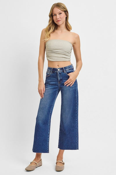 Sophia Wide Leg Cropped Jeans