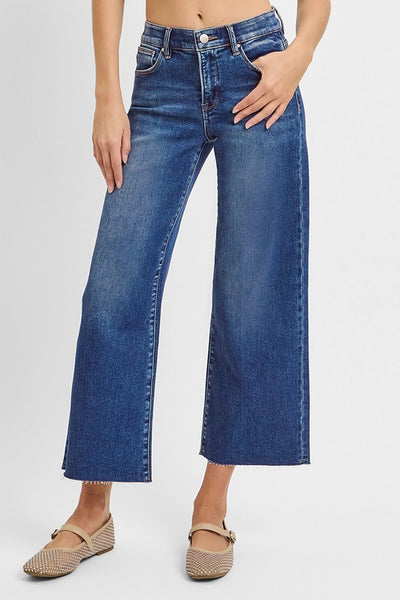 Sophia Wide Leg Cropped Jeans