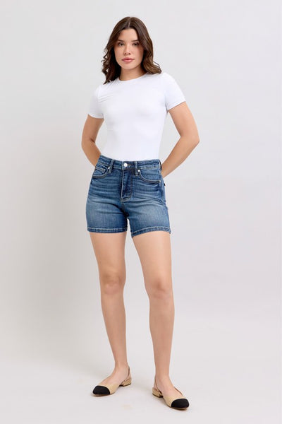 Casey Mid-Rise Tummy Control Shorts