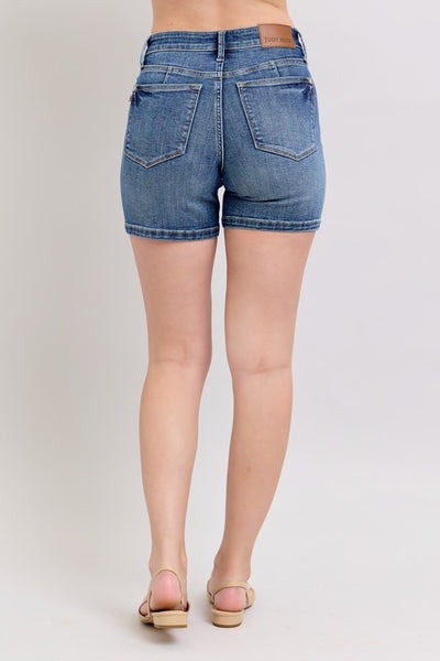 Casey Mid-Rise Tummy Control Shorts