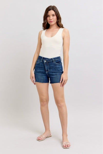 Naomi Criss-Cross Waistband Shorts
