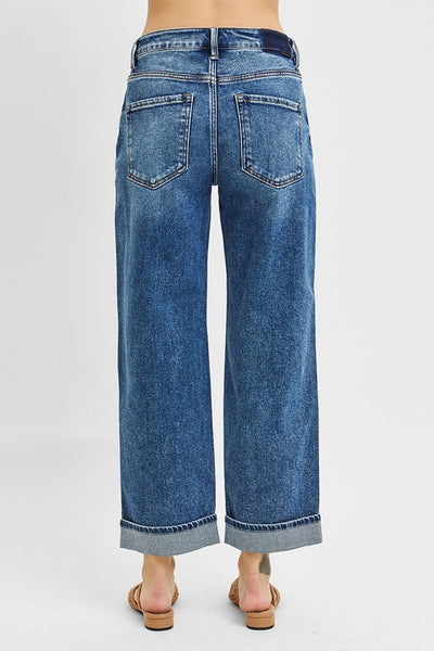 Cynthia Risen Turn Up Cuffed Jeans