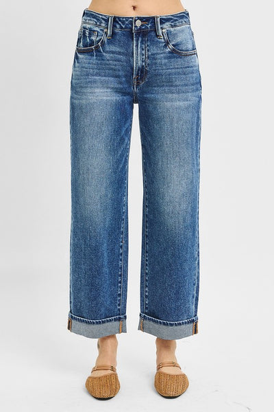 Cynthia Risen Turn Up Cuffed Jeans