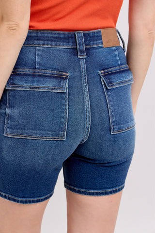 Ashley High-Waist Judy Blue Bermudas