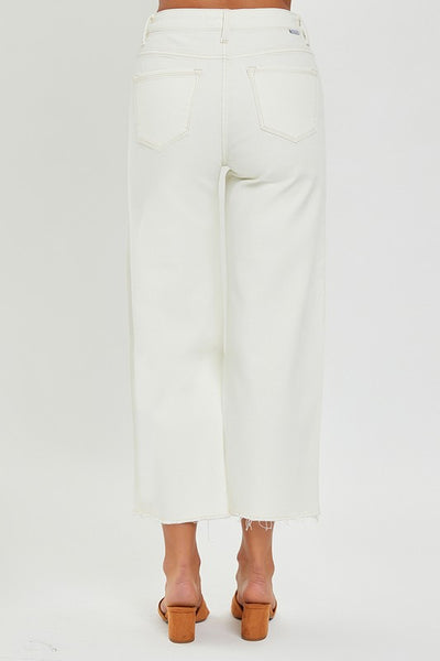 Lillie High Rise Cropped Wide Pants