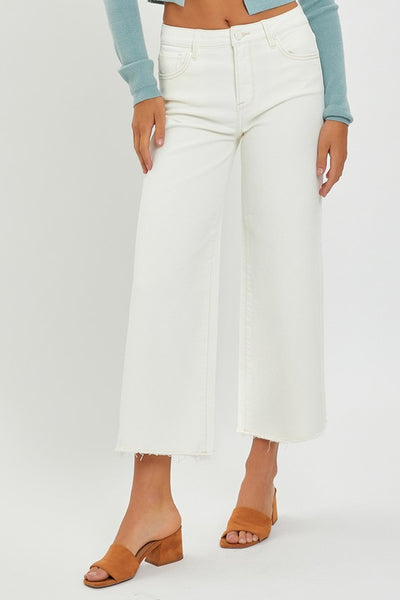 Lillie High Rise Cropped Wide Pants