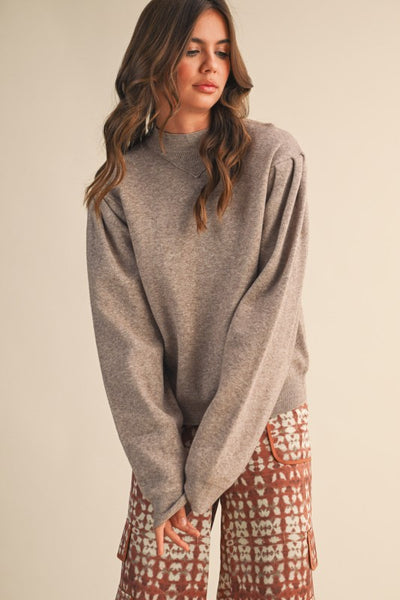 Brooke Mock Neck Sweater