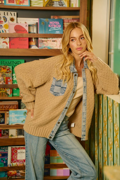 Max Buttoned Sweater Top