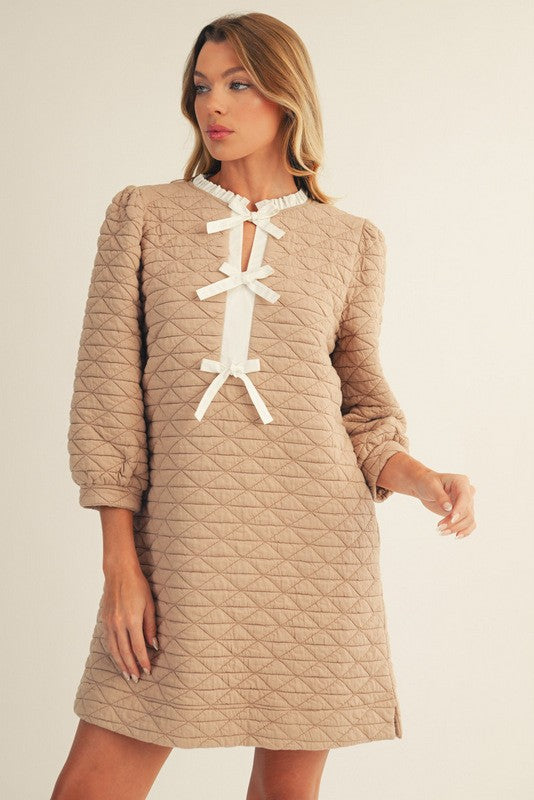 Tracy Textured Shift Dress
