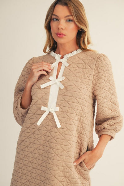 Tracy Textured Shift Dress
