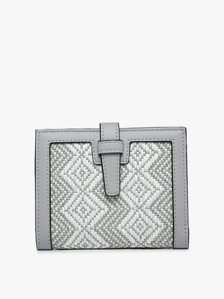 Bessie Canvas Wallet w/ Slip Closure