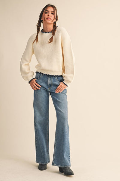 Kim Puff Sleeve Sweater