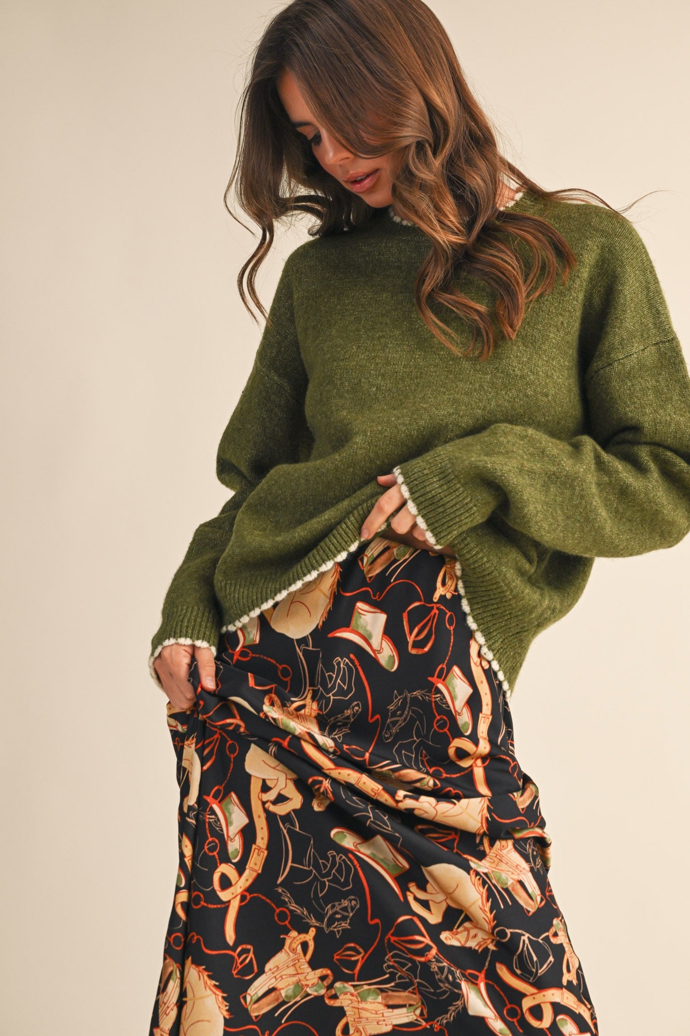 Bianca Scalloped Edge Sweater