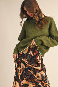 Bianca Scalloped Edge Sweater