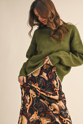 Bianca Scalloped Edge Sweater