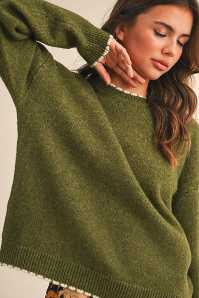 Bianca Scalloped Edge Sweater