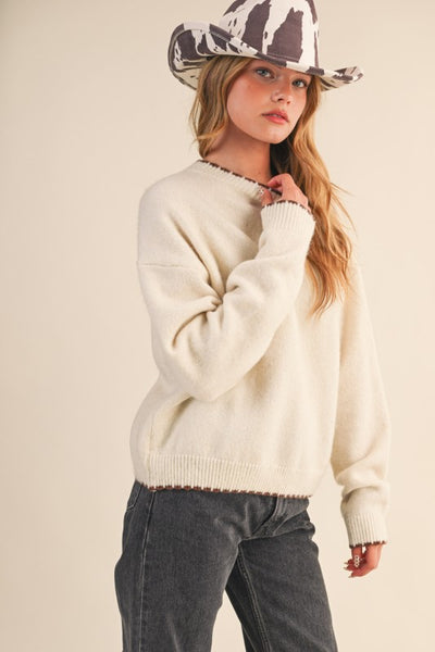 Bianca Scalloped Edge Sweater