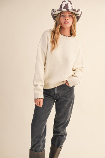 Bianca Scalloped Edge Sweater
